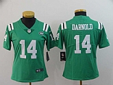 Women Nike Jets 14 Sam Darnold Green Color Rush Limited Jersey,baseball caps,new era cap wholesale,wholesale hats